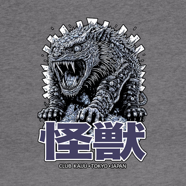 Club Kaiju (Alt Print) by Nerdology